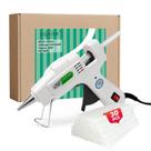 Pistola de cola quente Krightlink 20W com 30 bastões de cola