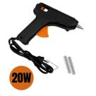 Pistola De Cola Quente Termostática Bivolt 20W Com 2 Mini Bastões Para Artesanato DIY