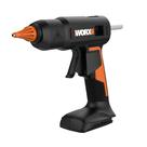 Pistola de cola quente Worx 20V Power Share em tamanho real WX045L.9