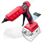 Pistola de cola sem fio MONVICT 100W para bateria Milwaukee 18V