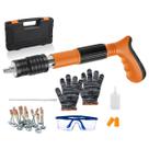 Pistola De Fixaçao Finca Pino Pressao EPI Segurança Acessorios Obra Reparo Construçao Proteçao Prego Gesso Drywall Rebitadeira