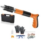 Pistola de Fixaçao Finca Pino Rebitadeira Prego Açao Direta EPI Alvenaria Drywall Gesso Construçao Obra Segurança