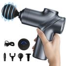 Pistola de massagem LEERCON Deep Tissue com motor silencioso de 4 cabeças
