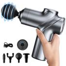 Pistola de massagem LEERCON Deep Tissue Mini Muscle Massager Grey
