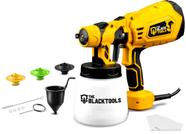 Pistola De Pintura E Pulverizadora Hvlp 1.250l +5 Bicos E Acessórios 600w 220v The Black Tools