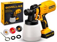 Pistola De Pintura Hvlp A Bateria Gorillaz Gpp-800 800ml Bivolt