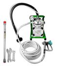 Pistola De Pintura Nauber Power Spray 550 550W Capacidade de1,2L Com 4 Bicos LED 220V