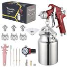 Pistola de Pintura Throohills HVLP 1000 ml com Jogo de Bicos