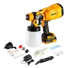 Pistola de Pulverização Elétrica 20V Reservatório 800ml 30000rpm 3 Bicos Com Carregador Acessórios Deko