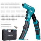Pistola de Rebite LIBRATON Manual - 200 Rebites e 4 Brocas