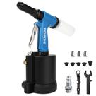 Pistola de Rebites Pneumática FICHFOYE 4000 LBF Kit Multi-Tamanhos