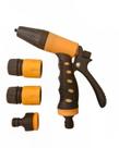 Pistola esguicho de Água com kit de engates conectores