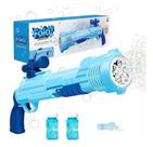 Pistola Fold Bubble Gun Azul - Brinquedo Bolha
