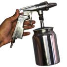 Pistola Jato De Areia Jateamento Caneca Succao 1000ml Pro520 Pdr