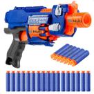 Pistola lança dardos automática pro storm com 20 dardos