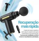 Pistola Massageadora Profissional 6 Velocidades Para Relaxamento de Nervos e Músculos Contraídos