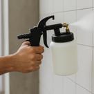 Pistola Para Pintura Ar Direto 500ml Oficinas Retoque Bico Residencial Profissional Pulverizar Tintas Vernizes Seladores