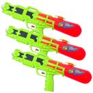 Pistolas Arma Grande Water Gun Lanca Agua Brinquedo 45cm Kit 3 Super Pistola Diversão Tripla