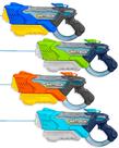 Pistolas de água Doviden 4 unidades 600 ml alcance longo 9,5 m