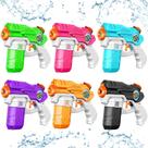 Pistolas de água LEKIMOS, pacote com 6, Squirt Soaker Blaster, 220 ml para crianças