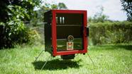 Pit Smoker 110v Forno Defumador Híbrido com Porta de Vidro