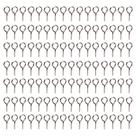 Pitão 9mm Mini Para Biju Artesanato Rosqueável Prata Com 300 Unidades Pitão 9mm Mini Para Biju Artesanato Rosqueável Prata Com 300 Unidades