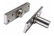 Pivo Chapa Simples Inox Para Portas Pivotantes Ate 100 Kg