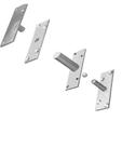 Pivo para porta 100kg inox escovado- Geris