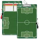 Pizarra táctica de fútbol LEAP de doble cara con marcador para borrar en seco