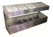 Pizzarola de 11 Gns 1/3 e 2 Gns 1/2 Ibet Refrigerada