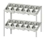 Pizzarola Ibet Seca 12 GNs 1/3 com Cubas Pizzarola Ibet Seca 12 GNs 1/3 com Cubas