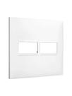 Placa 1+1 posto 4x4 branca 618511bc