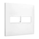 Placa 1 1 Posto 4x4 Branca 618511bc