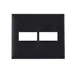 Placa 1 1 posto 4x4 preta 618511pt pial plus+