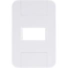 Placa 1 Posto Horizontal 4x2 Tramontina Tablet Branca Tramontina
