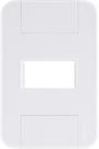 Placa 1 Posto Horizontal 4x2 Tramontina Tablet Branca