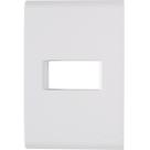 Placa 1 posto horizontal br tramontina liz 4x2 57106004