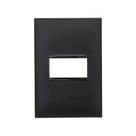 Placa 1 Posto Pial Plus+ 4X2 Preta - Pial Legrand