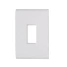 Placa 1 Posto Vertical 4x2 Tramontina Liz Branca 57106/003