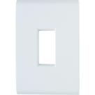 Placa 1 Posto Vertical 4x2 Tramontina Liz Branca Tramontina