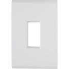 Placa 1 Posto Vertical 4x2 Tramontina Liz Branca