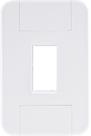 Placa 1 Posto Vertical 4x2 Tramontina Tablet Branca
