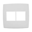Placa 2+2 Interruptores - 618512 - PIAL