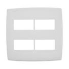 Placa 2+2 Interruptores Separados - 618514 - PIAL