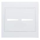 Placa 2 Interruptorres 4x4 com Suporte - RVB-1300/55 - RAVENNA
