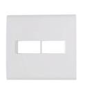 Placa 2 Postos 4x4 Tramontina Liz Branca 57106/023