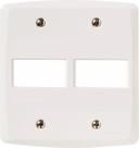 Placa 2 Postos Horizontal 4x4 Tramontina Lux² Branca