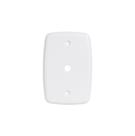 Placa 2 x 4 com Furo Central Branca Pluzie