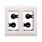 Placa 2p para moveis branco Placa 2p para moveis branco