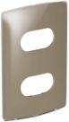 Placa 2x4 2postos sep malt gloss nereya - pial